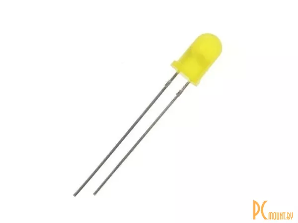 Светодиод желтый / LED Diode YELLOW 5mm